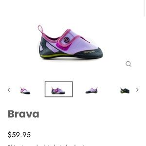 Kids Climbing Shoes - Purple and Black